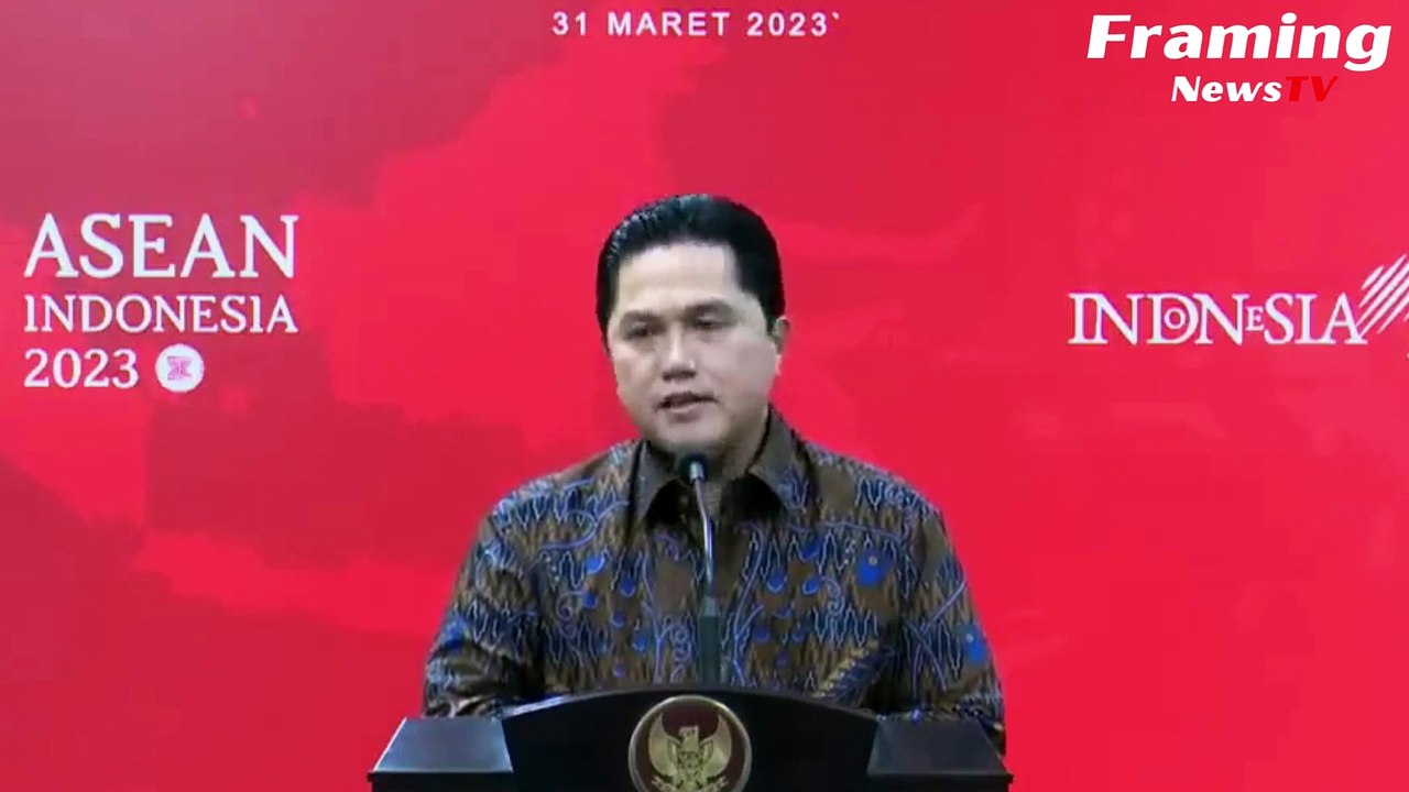 Ketua Umum PSSI Erick Thohir berikan penjelasan setelah ketemu Presiden FIFA