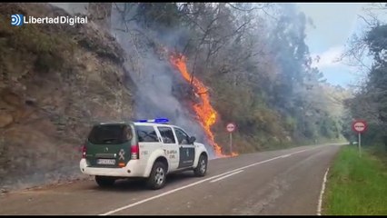 Incendios en Asturias