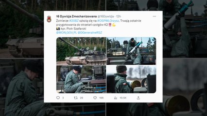 K2전차 폴란드서 첫 실사격...폴란드 대통령도 참관 / YTN