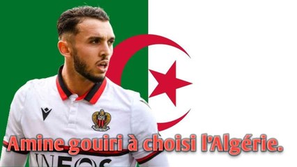 Amine gouiri à choisi l'Algérie.