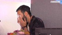 Sanremo 2023, Mengoni si commuove e scoppia in lacrime in conferenza stampa