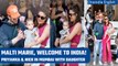 Priyanka Chopra in Mumbai with daughter Malti & husband Nick Jonas | Oneindia News
