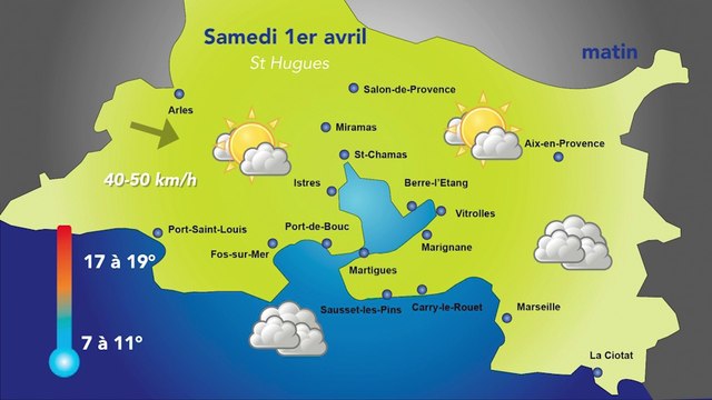 La météo du week-end : samedi plutôt agréable et dimanche venté