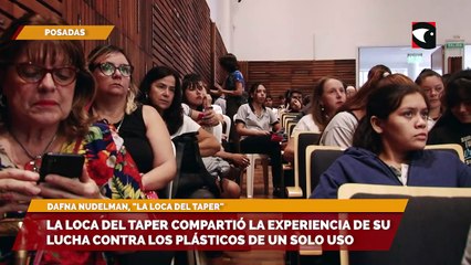 La loca del taper compartió la experiencia de su lucha contra los plásticos de un solo uso