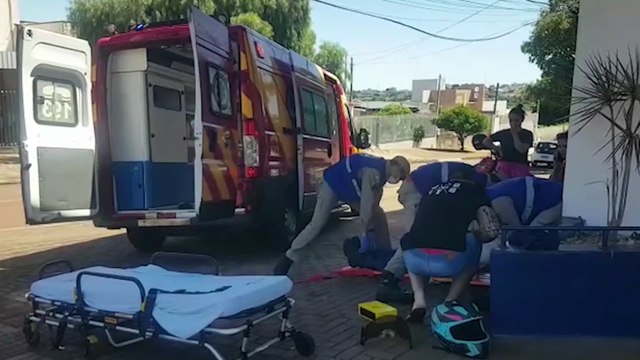 Motociclista sofre fraturas após colisão entre CG e HB20 no Parque São Paulo