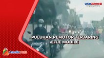 Nekat Lawan Arah, Puluhan Pemotor Terjaring ETLE Mobile di Kalimalang