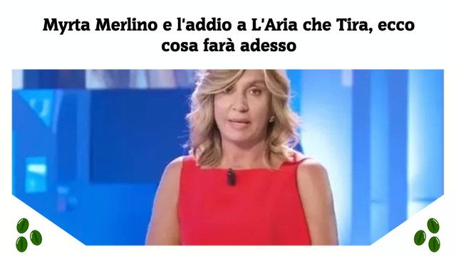 Myrta Merlino e l'addio a L'Aria che Tira, ecco cosa farà adesso