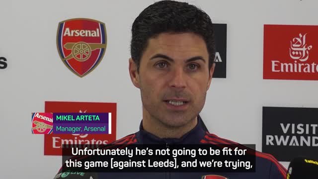 Arteta confirms Saliba out of Arsenal-Leeds clash