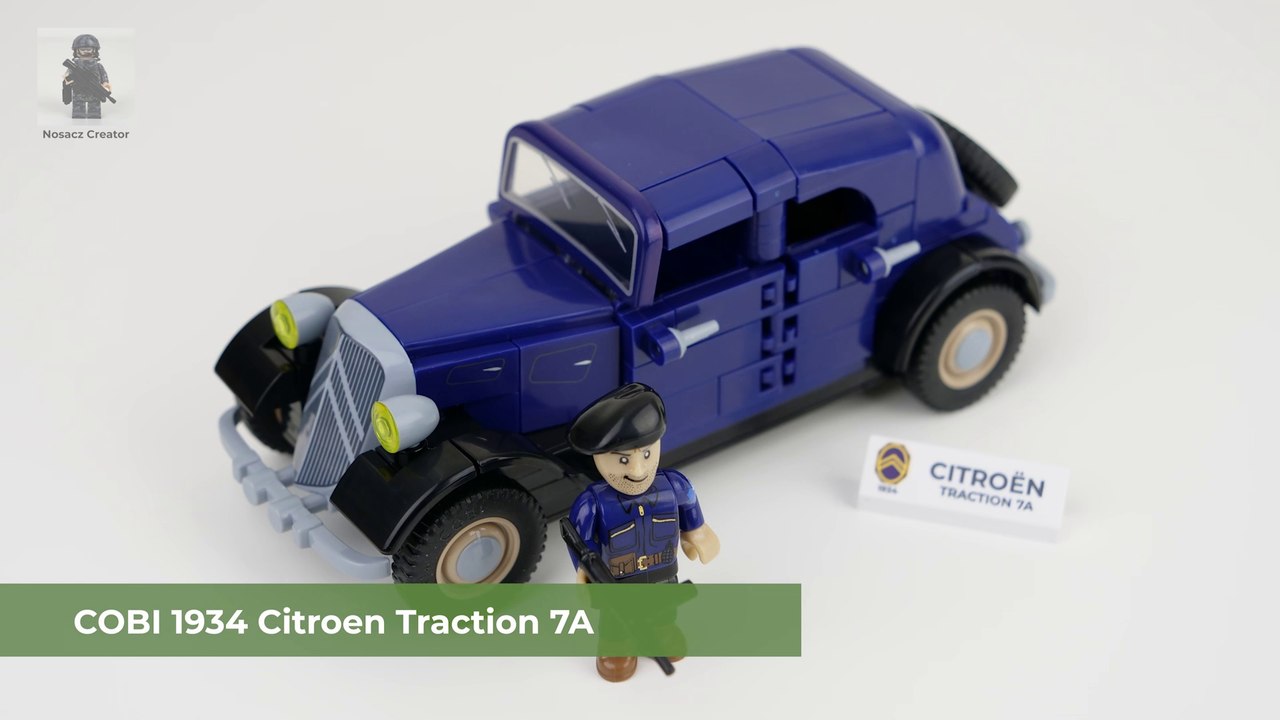 COBI World War II | 2263 --- 1934 Citroen Traction 7A --- unboxing and pure build --- part 2