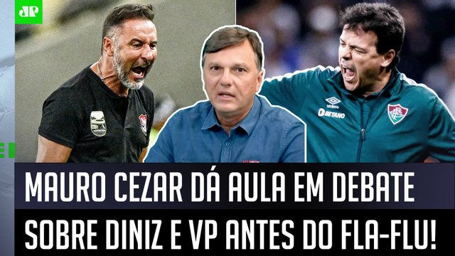 Essa é uma FRASE PATÉTICA! Mauro Cezar DÁ AULA em DEBATE sobre Diniz e VP antes do Fla-Flu!