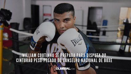 William Coutinho se prepara para disputa do cinturão peso-pesado do Conselho Nacional de Boxe