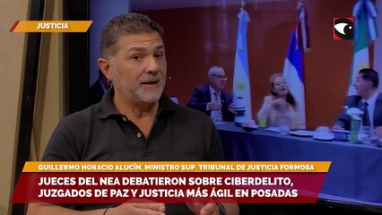 Tải video: Jueces del nea debatieron en Posadas sobre ciberdelito, juzgados de paz y agilidad en los procesos