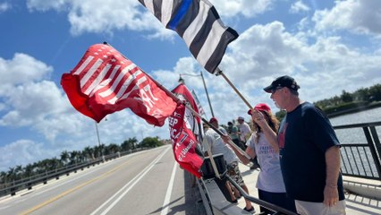 Partidarios del expresidente Donald Trump protestan tras imputación en su contra
