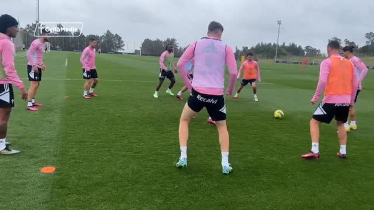 El Celta sigue preparando el partido del domingo a las 14:00 horas en Balaídos ante el Almería