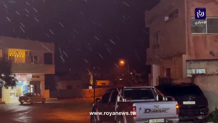 برد وثلوج في عجلون