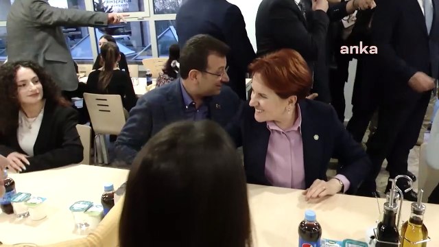 Meral Akşener ve Ekrem İmamoğlu, öğrenci yurdunda iftar yaptı