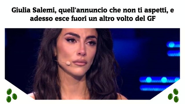 Giulia Salemi, quell'annuncio che non ti aspetti, e adesso esce fuori un altro volto del GF