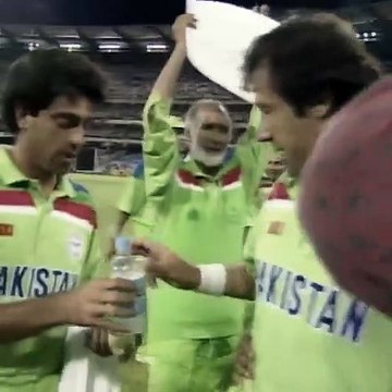 First World Cup win for Pakistan On this day in 1992, Imran Khan's team beat England to lift the ICC Men's Cricket World Cup trophy
