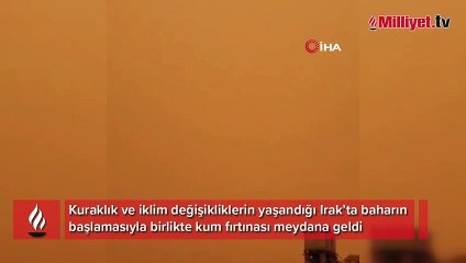 下载视频: Irak’ı kum fırtınası vurdu! Ekipler alarma geçti