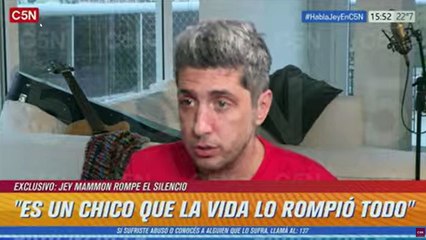 Jey Mammon con Jorge Rial: "Yo no estuve nunca con un chico de 14 años"