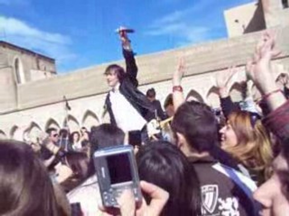 cali : tournage du nouveau clip   1000 coeurs debout