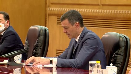 Download Video: Sánchez ofrece a España como país fiable para buscar la paz y recibir inversión