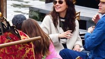 Ashton Kutcher, Mila Kunis take romantic gondola ride on family trip to Venice