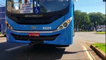 Condutor do Scénic que colidiu contra ônibus é detido por estar dirigindo sem CNH