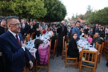 Cumhurbaşkanı Yardımcısı Oktay, KKTC'de iftar yaptı