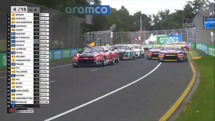 V8 Supercars 2023 Melbourne Race 2 Restart Fantastic Wild Battle