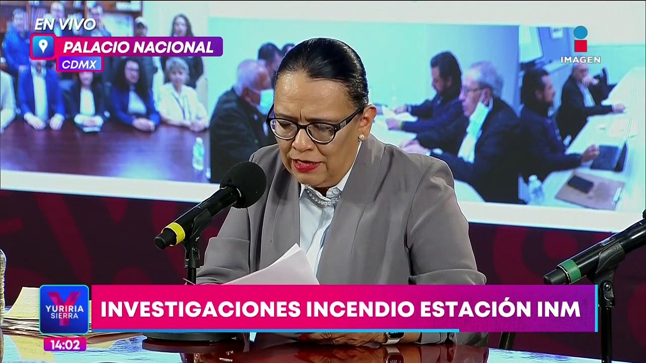 Rosa Icela Rodríguez ofrece informe sobre la tragedia migrante en Ciudad Juárez