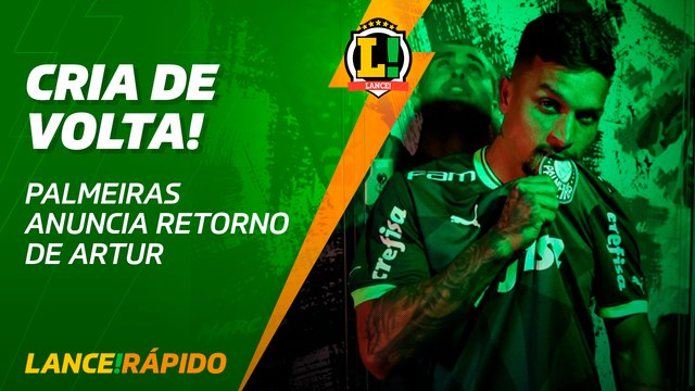 Palmeiras acerta retorno do meia Artur - LANCE! Rápido