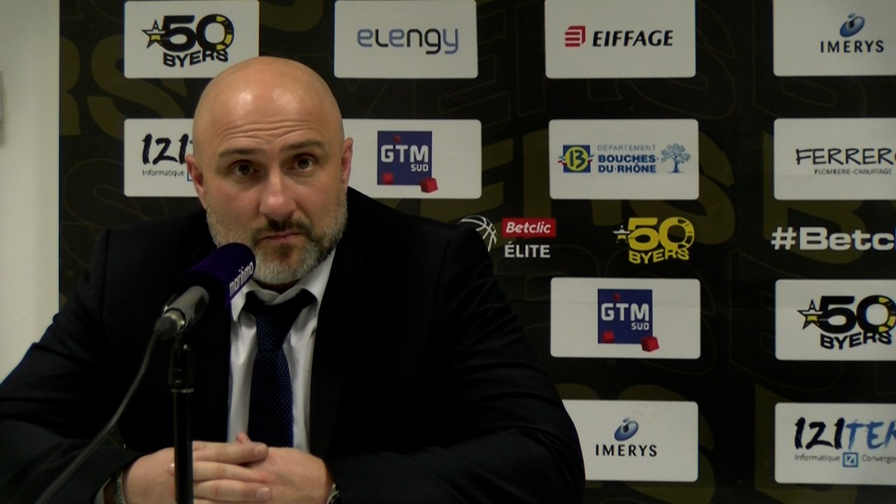 Au micro maritima: Rémy Valin après la défaite de Fos Provence Basket contre Gravelines