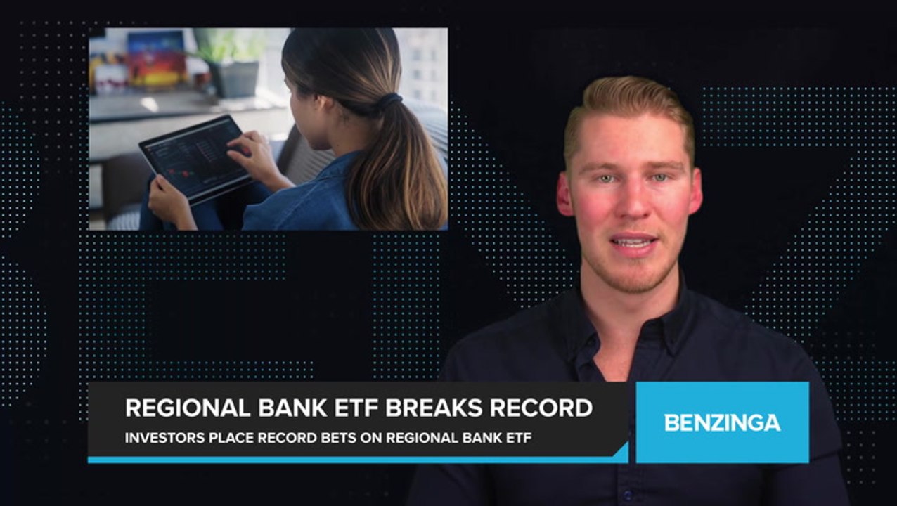 Investors Place Record Bets on Regional Bank ETF