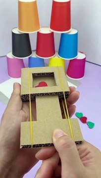 Cardboard crafting ideas - Cardboard toys for kids