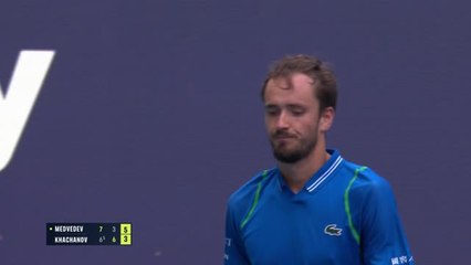 Miami - Medvedev sort Khachanov et rejoint la finale