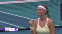 Miami - Kvitova se joue de Cirstea pour aller défier Rybakina en finale