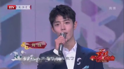 Xiao Zhan sings "Meet in BeiJing"《相约北京》with other stars for 2021 BTV Spring Festival Gala