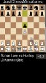 Bonar Law, Prime Minister of the United Kingdom, liked Chess