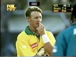 NZ VS AUS  : Stephen Fleming Fantastic Match Winning Hundred  : Stephen Fleming batting Highlights: Stephen Fleming batting