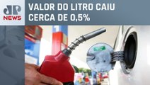 Preço da gasolina cai pela terceira vez consecutiva e passa a ser vendido a R$ 5,48