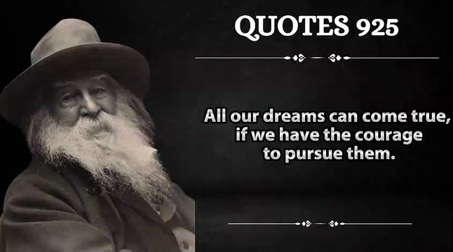 1. Be Uplifted by Walt Whitman's Quotes | Inspirational Quotes | Quotes about Life
