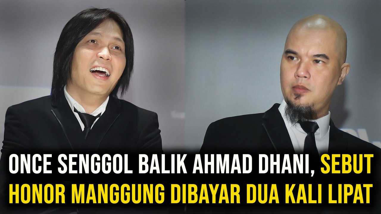 ONCE Senggol Balik Ahmad Dhani, Sebut Honor Manggung Dibayar Dua Kali Lipat
