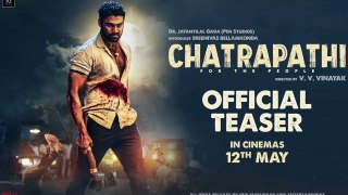 Chatrapathi - Official Teaser | Bellamkonda Sai Sreenivas | Pen Studios | In Cinemas 12 May 2023