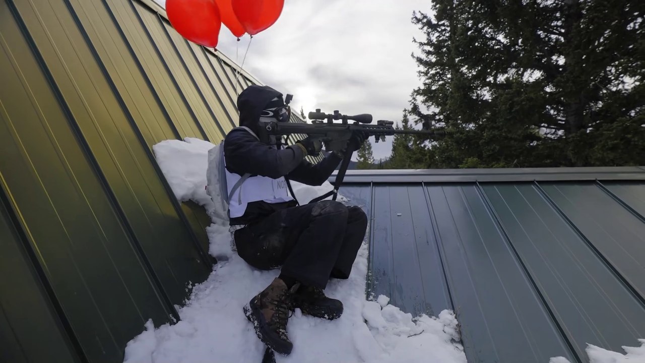 Snow Sniper Airsoft Battle Dude Perfect video Dailymotion