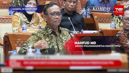 Mahfud MD Tak Akan Cabut Pernyataannya Soal DPR Markus