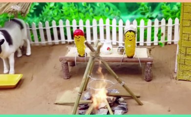 Diy-tractor-making-mini-Concrete-bridge-_