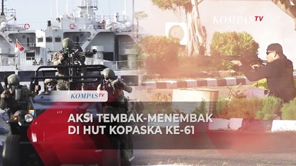 Begini Aksi Tembak-menembak di HUT Kopaska ke-61