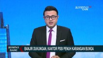 Para Penggemar Sepak Bola Nasional Kirimkan Karangan Bunga ke Kantor PSSI