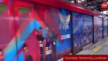 Video: लखनऊ पर चढ़ा IPL का खुमार, मेट्रो तक हुई रंग-बिरंगी